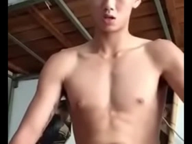 Young Asian boys masturbating