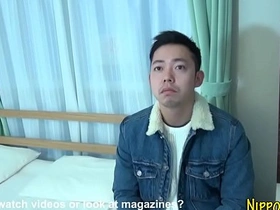 Steamy shower scene with gay Asian twink ends up in a facial.