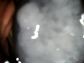 Solo boy Asian cum in glass scene 2