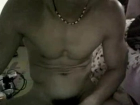 Asian solo boy masturbates.
