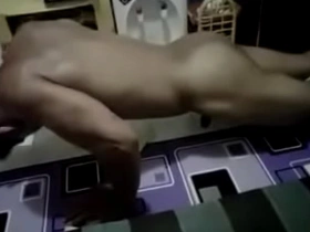 Felix Adhitiya, the Indonesian gigolo in action in naked sport.