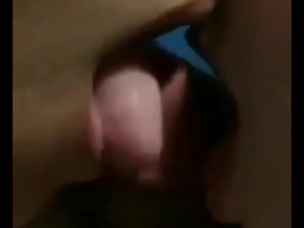 Two mouths enjoying the same cum shower