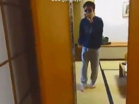 Syamu, a Japanese gay boy dancing and showing off his erection.