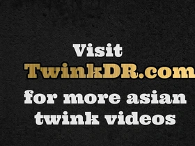 Gay couple has medical sex with slim Asian bottom