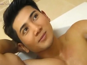 Thai gay guy Nicky shows off his skills in a photoshoot.