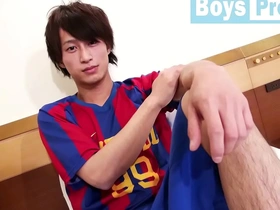 Kazu Hotel, a new solo boy in Japanese gay porn.