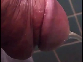 Solo Japanese boy’s big head pleasure
