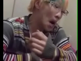 Gay Japanese man enjoys rough sex with his partner.