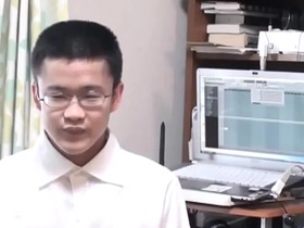 Syamu, a Japanese gay boy, enjoys playing gay games.