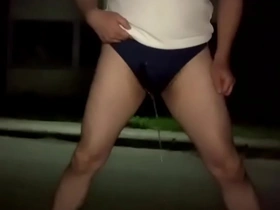Hentai video set in Burma with pee play and bloomers